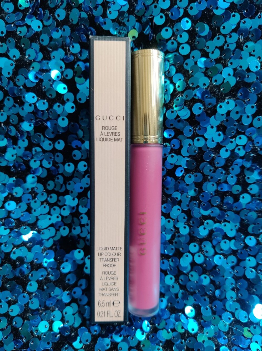 Gucci Liquid Matte Lip Color in Cornelia Pink